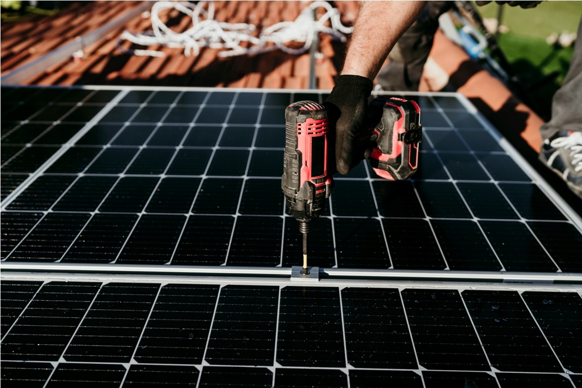 hand of technician assembling solar panels with dr 2022 10 11 20 15 31 utc