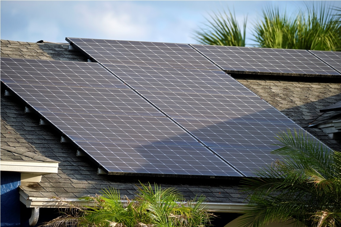 private home roof covered with solar photovoltaic 2022 08 02 01 52 58 utc