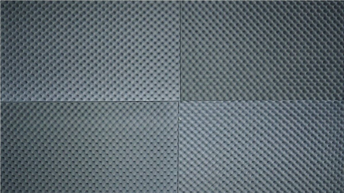 sound absorber sheet grey color.