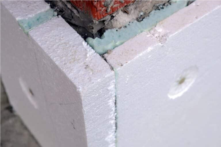 close up detail of brick house wall with rigid sty 2022 11 22 17 43 38 utc