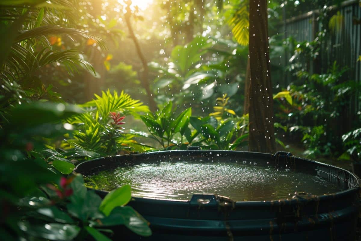 Cuve à eau et récupérateur de pluie - solutions écologiques