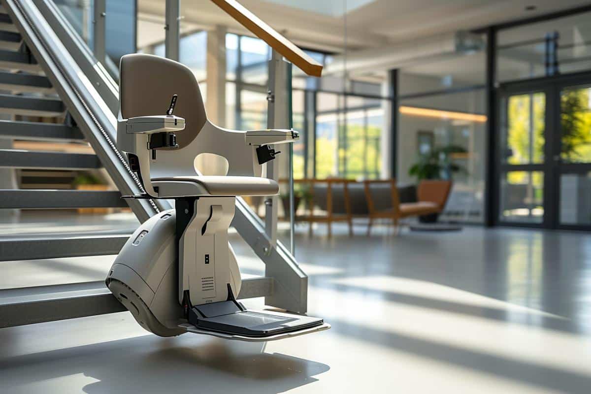 Monte-escalier autonome pour fauteuil roulant et mobilité