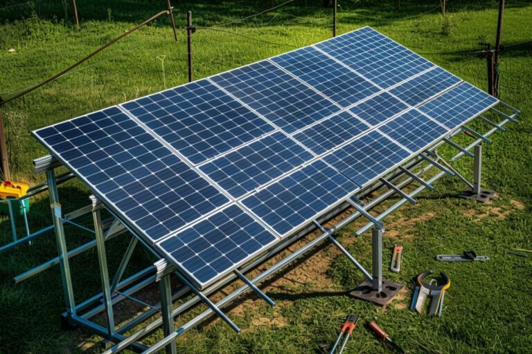 Guide étape par étape : Comment fabriquer un support pour panneau solaire
