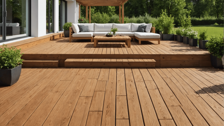 découvrez les avantages d'opter pour une terrasse en bois et profitez d'un espace extérieur chaleureux et durable pour vos moments de détente en famille ou entre amis.