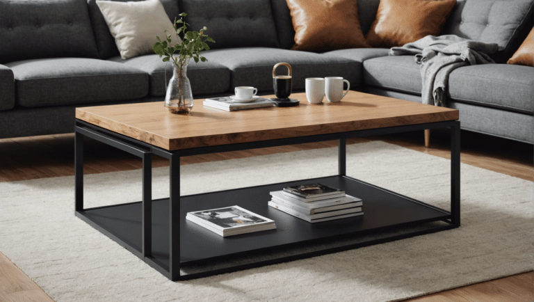 découvrez les secrets d'une table basse design et authentique avec made in design.