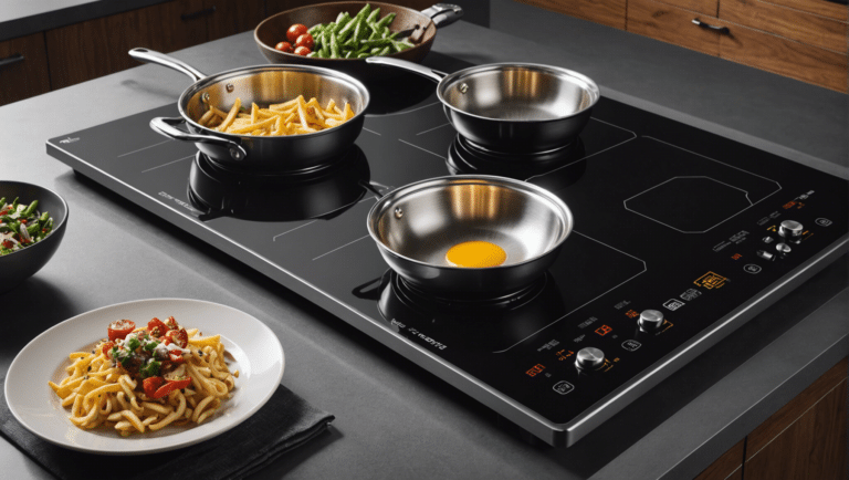 découvrez les avantages d'une plaque à induction 4 feux et profitez de ses fonctionnalités pour une cuisine moderne et efficace.