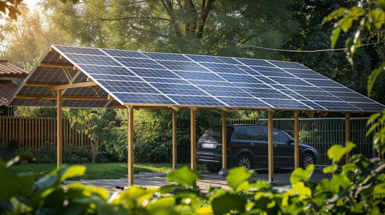 Construisez un carport solaire économique