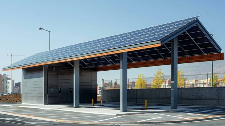 Intégration innovante de carports solaires dans l&rsquo;architecture