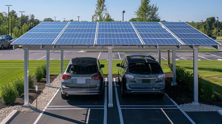 Les avantages du carport solaire avec panneaux photovoltaïques