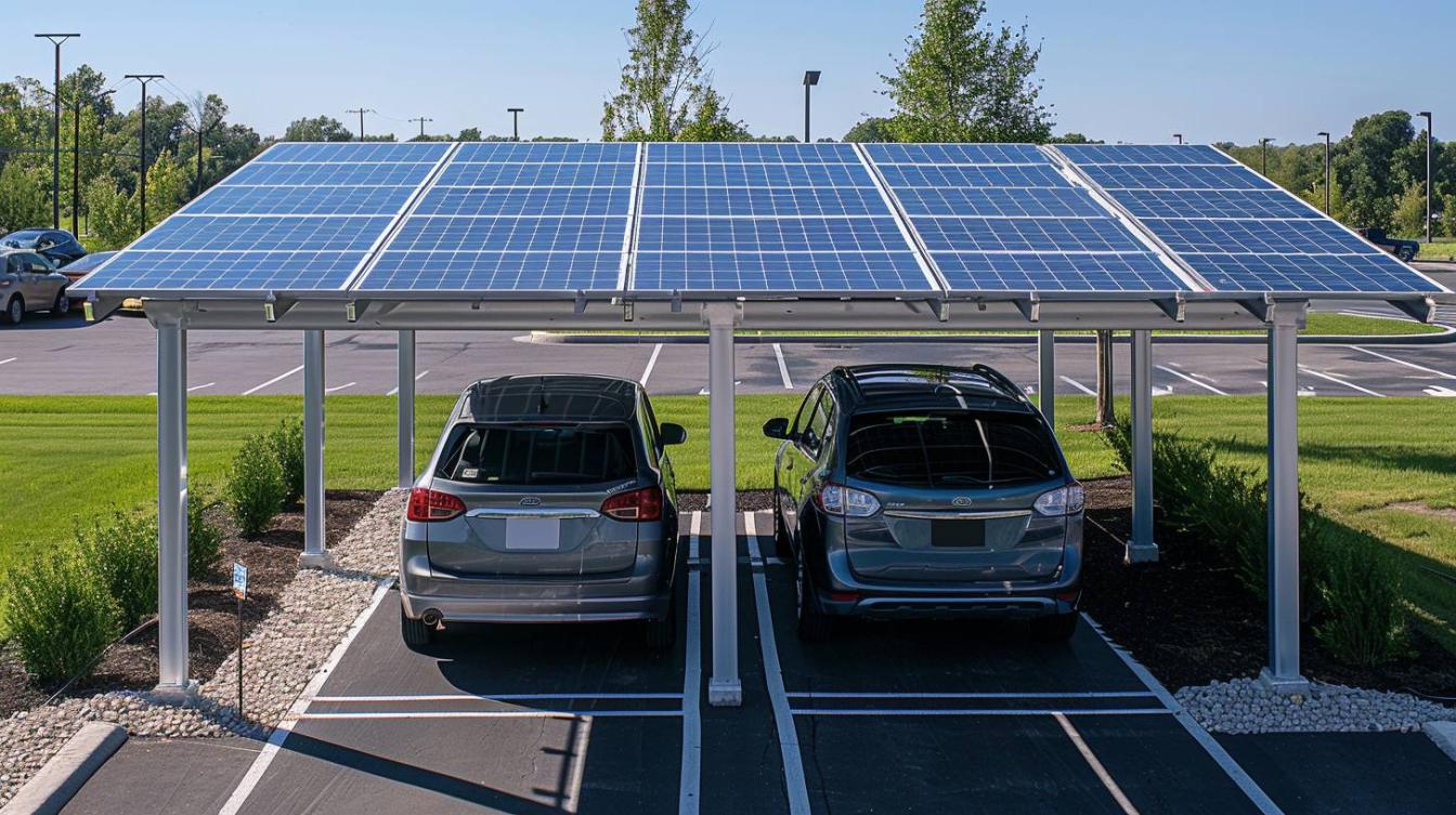 Les avantages du carport solaire avec panneaux photovoltaïques