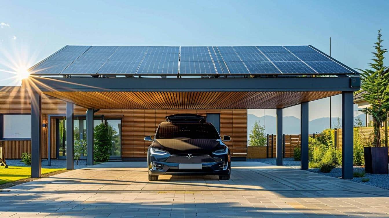 Abrisud Carport Solaire : Protégez votre véhicule tout en produisant de l&rsquo;énergie !