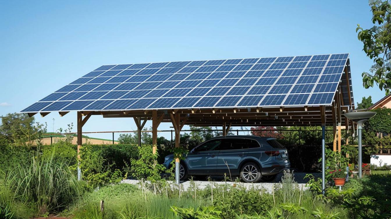 Carport solaire : la recharge écologique pour votre voiture