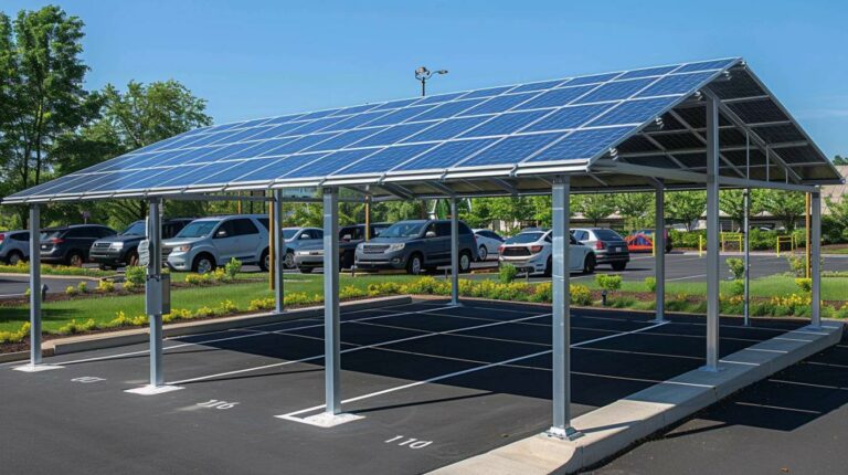 Carport solaire : la solution écologique pour votre véhicule