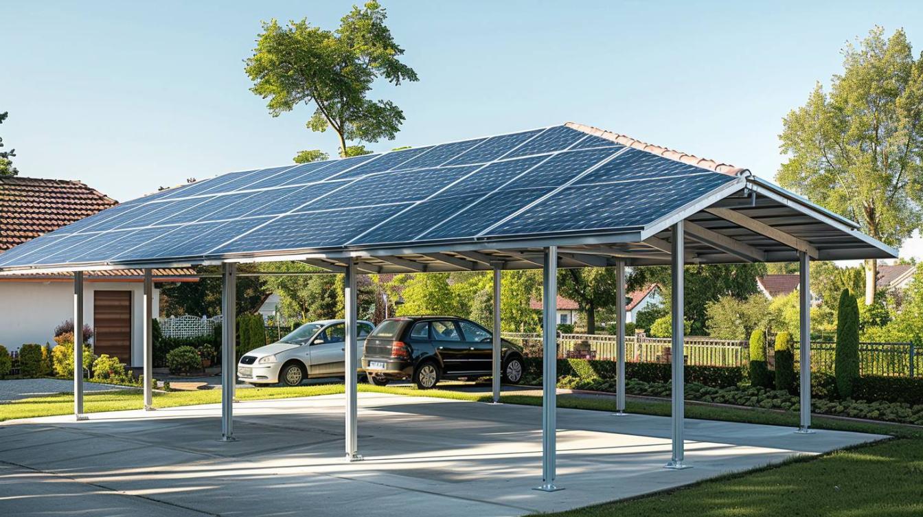 Les étapes pour installer un carport solaire