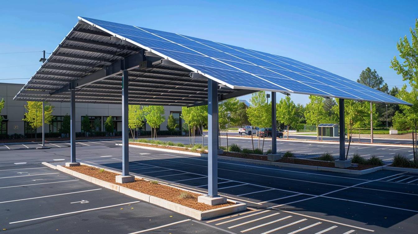 L&rsquo;essor des carports solaires pour les entreprises