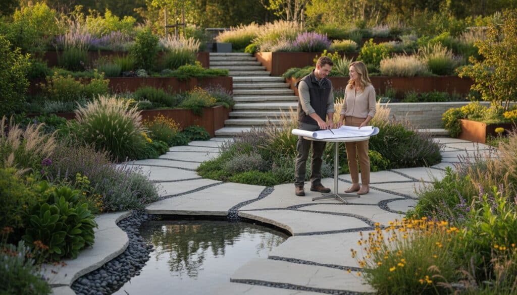 paysagiste professionnel jardin moderne